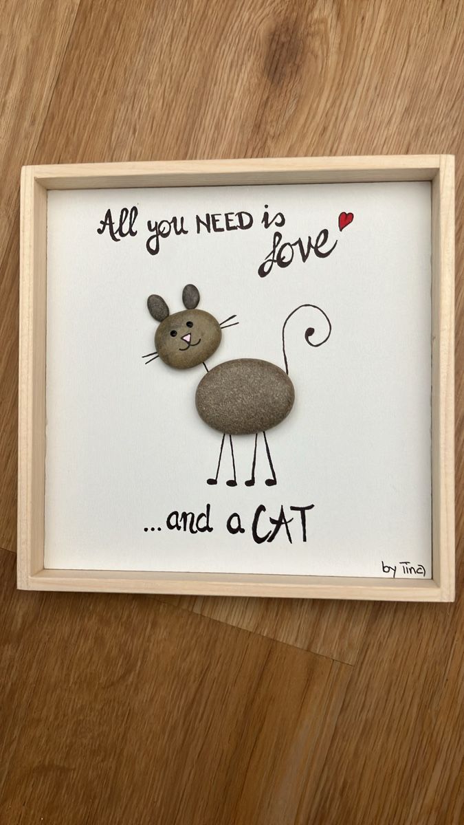 Poster & Bilder: Steinbild Katze – Neu und originalverpackt aus Reiden von Juda65