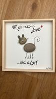 Steinbild Katze