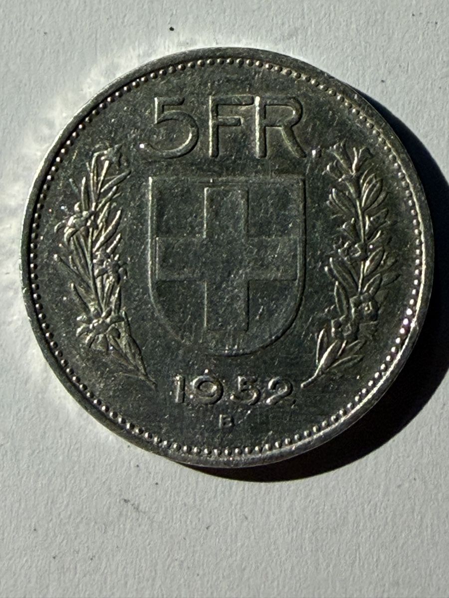 Tutti le monete: 5.- 1952 Silber (8) – Usato da Ballwil venduto da lukyluciano21