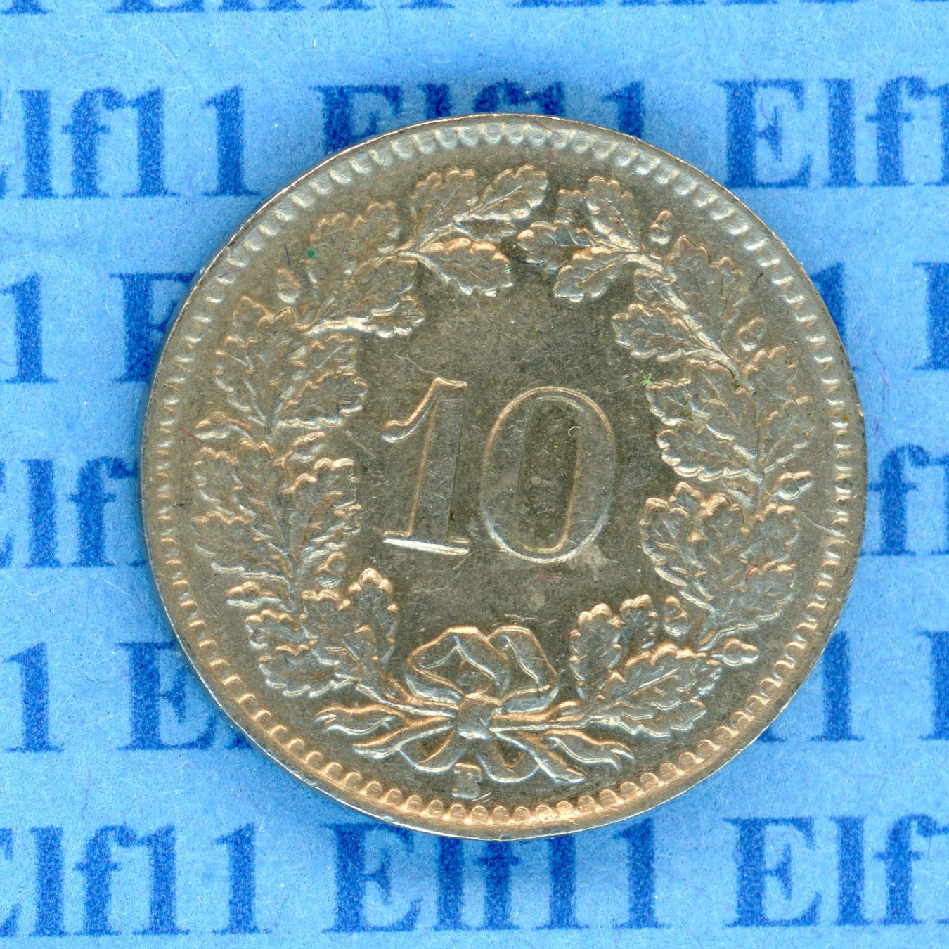 Tutti le monete: CHF___0.10 1949 -vz 10 Rappen – Usato da Widnau venduto da Elf11 1