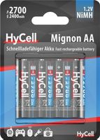 HyCell, NiMh Akku, AA (Mignon), 2700 mAh, 4er-Pack