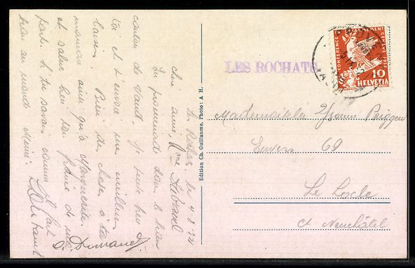 Cartoline postali: AK Provence, Les Rochats – Usato da Berlin venduto da bartko-reher 1