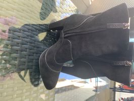 Schwarze Damen Stiefel TOD'S Gr. 36,Wildleder - Winterlic...