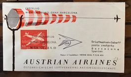 Österreich - Erstflug Austrian airlines, 1961