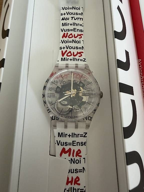 Swatch Orologi: Limitierte Swatch Aktionärsuhr 2026 – Usato da Luzern venduto da fab_8rfp