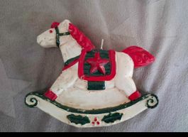 Bougie cheval à bascule/Schaukelpferd-Kerze