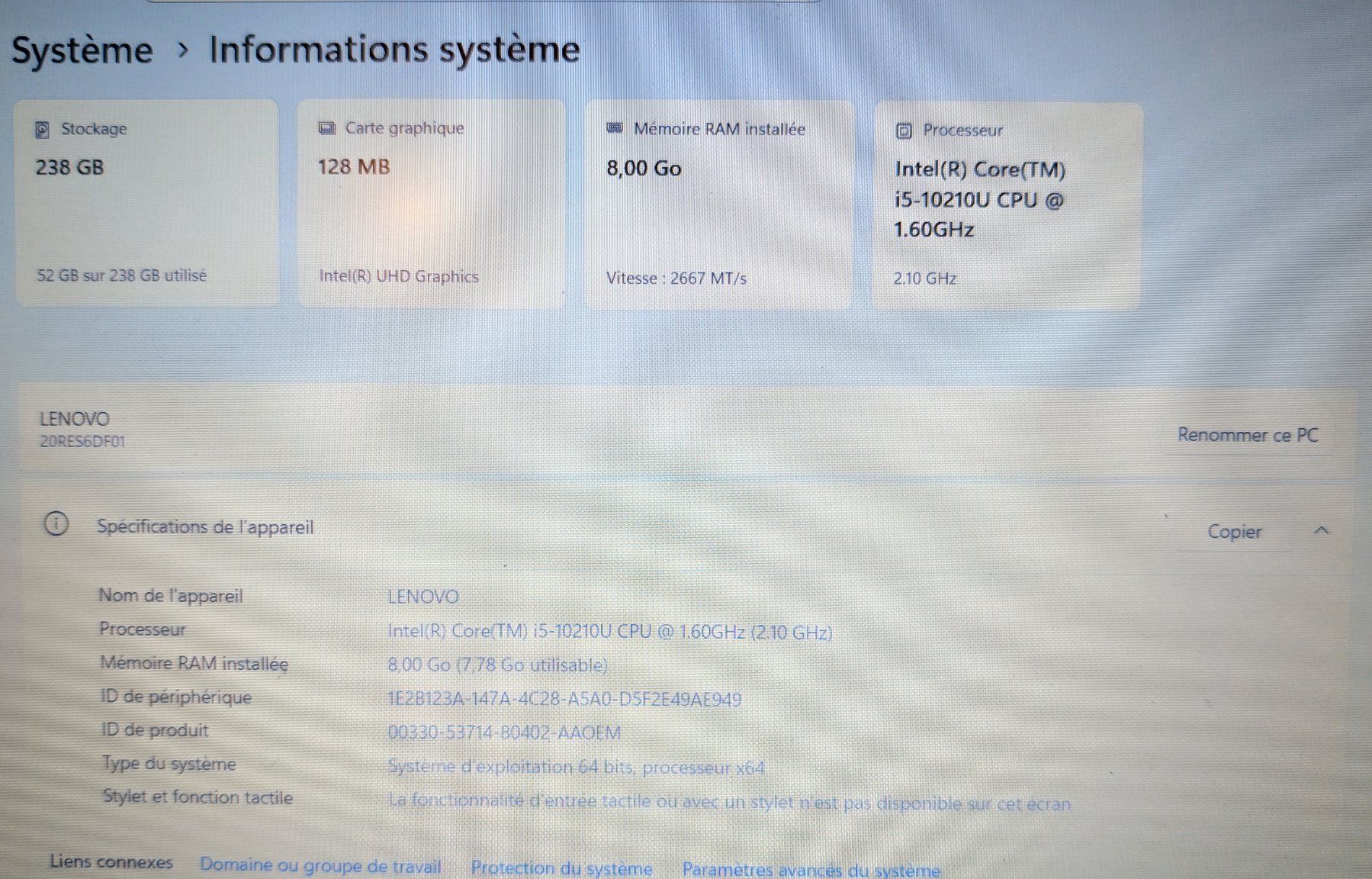 Lenovo Notebook: Lenovo Thinkpad E15 20RES6DF01 – Usato da St-Léonard venduto da alkolic1984 5