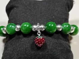 armband mit jadi und sterling silber 925