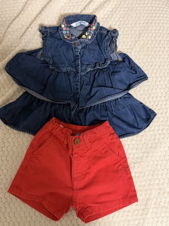 Lot de vêtements d'été fille, taille 98