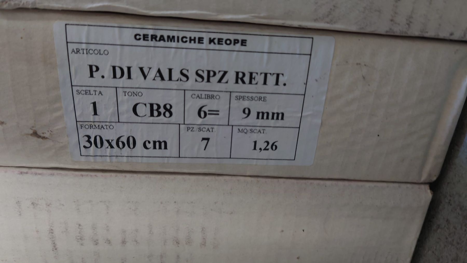 Bodenbeläge: Feinsteinzeugplatten PIETRA DI VALS 12m2 – Neu und originalverpackt aus Thun von Brumchli 1