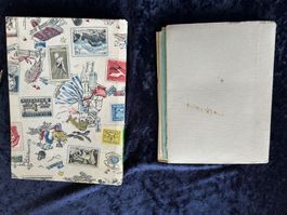 Briefmarken Luxemburg - Steckalbum und Bedarfsbriefe