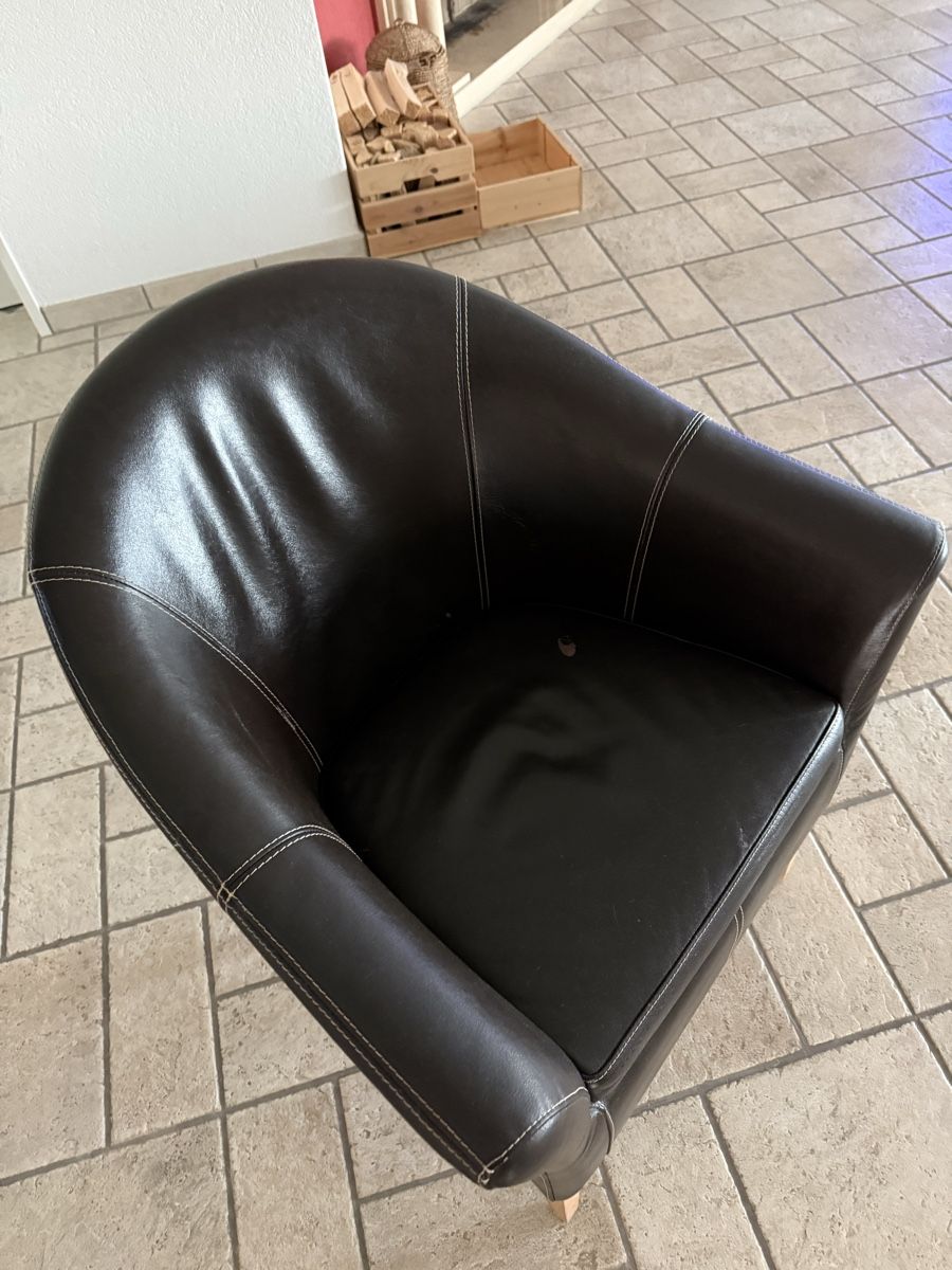 Sessel: Ledersessel – Gebraucht aus Birchwil von Giantomaso 2