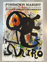 Plakat Joan Miro 1973 Sculptures et Ceramiques Maeght