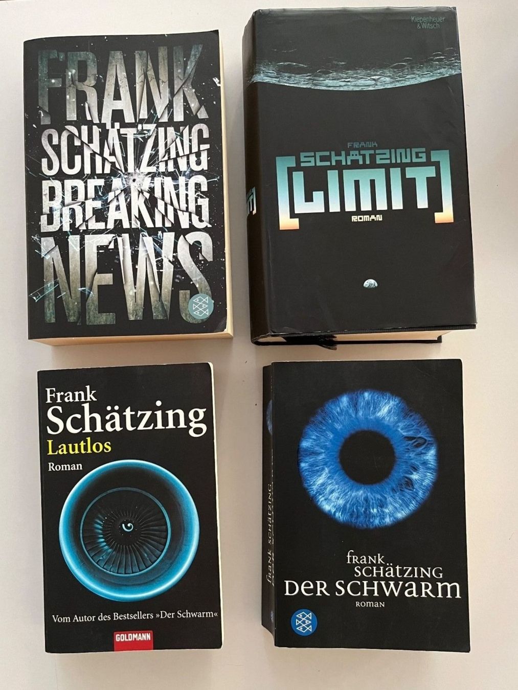 Bücher: Frank Schätzing . 4 Thriller Bücher – Gebraucht aus Stetten AG von