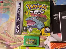 Pokémon Blattgrüne Edition GBA mit OVP - Guter Zustand