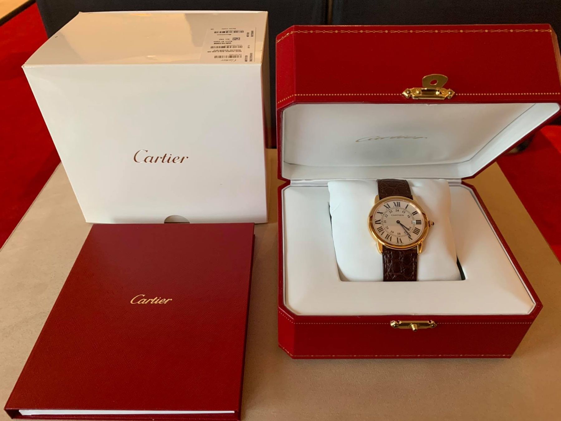 Cartier Orologi: Cartier Ronde Solo – Nuovo e nell'imballaggio originale da Triesen venduto da hor_6kx9 5