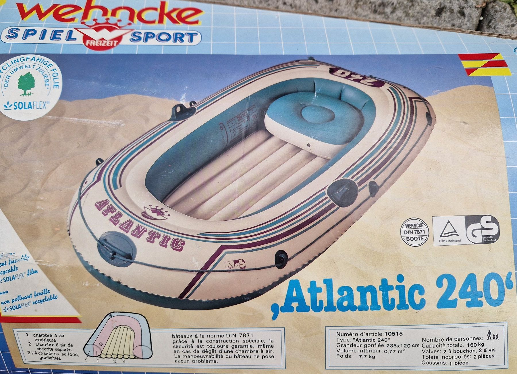 Bateaux: Schlauchboot Atlantic 240 – D'occasion à Möhlin par Nanogolf