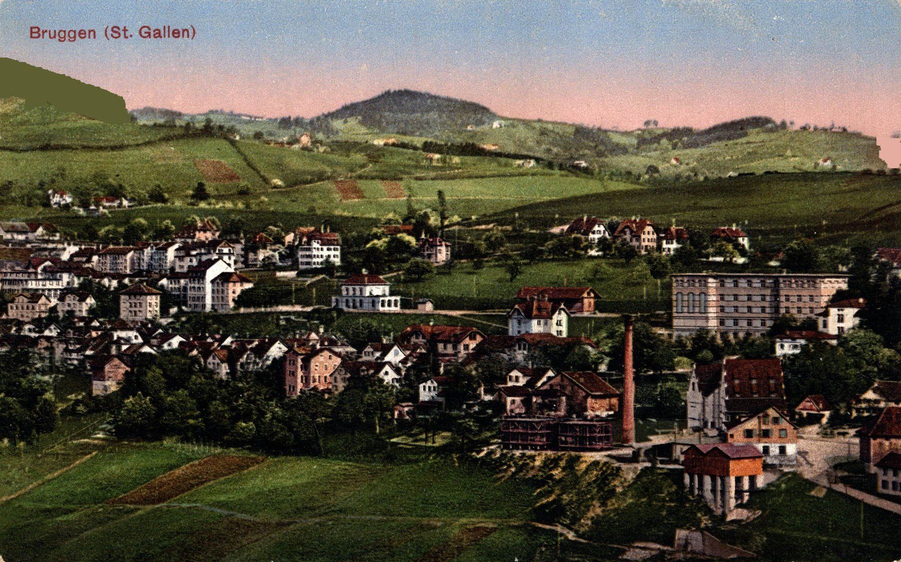 Cartoline postali: Bruggen (St. Gallen) – Usato da Bronschhofen venduto da Astore