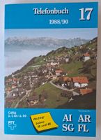 Telefonbuch 17 1988/90 AI AR SG FL PTT Triesenberg