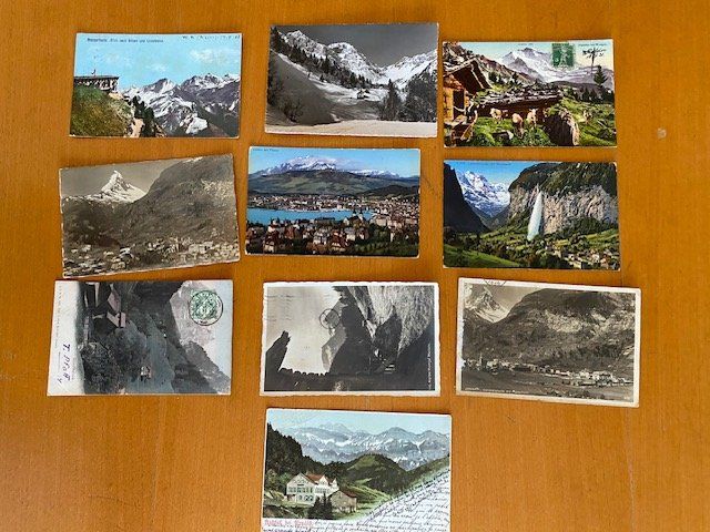 Cartes postales: AK-PPC 10 Postkarten "Schweizer Berge" [110] – D'occasion à Zürich par Bertronics