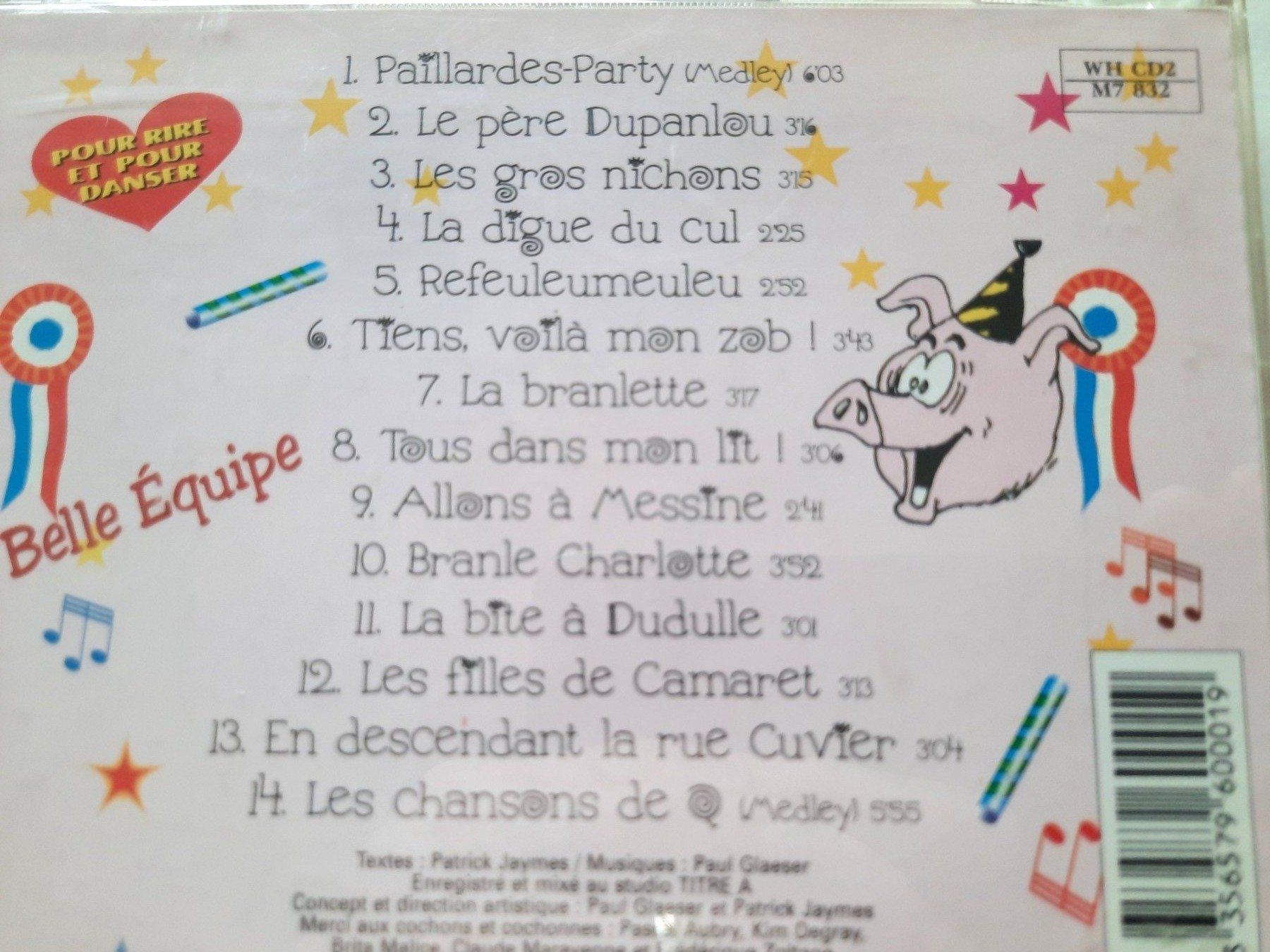 CDs: Cd Le Top des chansons cochonnes – D'occasion à Pully par bro_n52j 2
