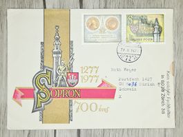 CL14 Enveloppe + Timbre Hongrie 1979