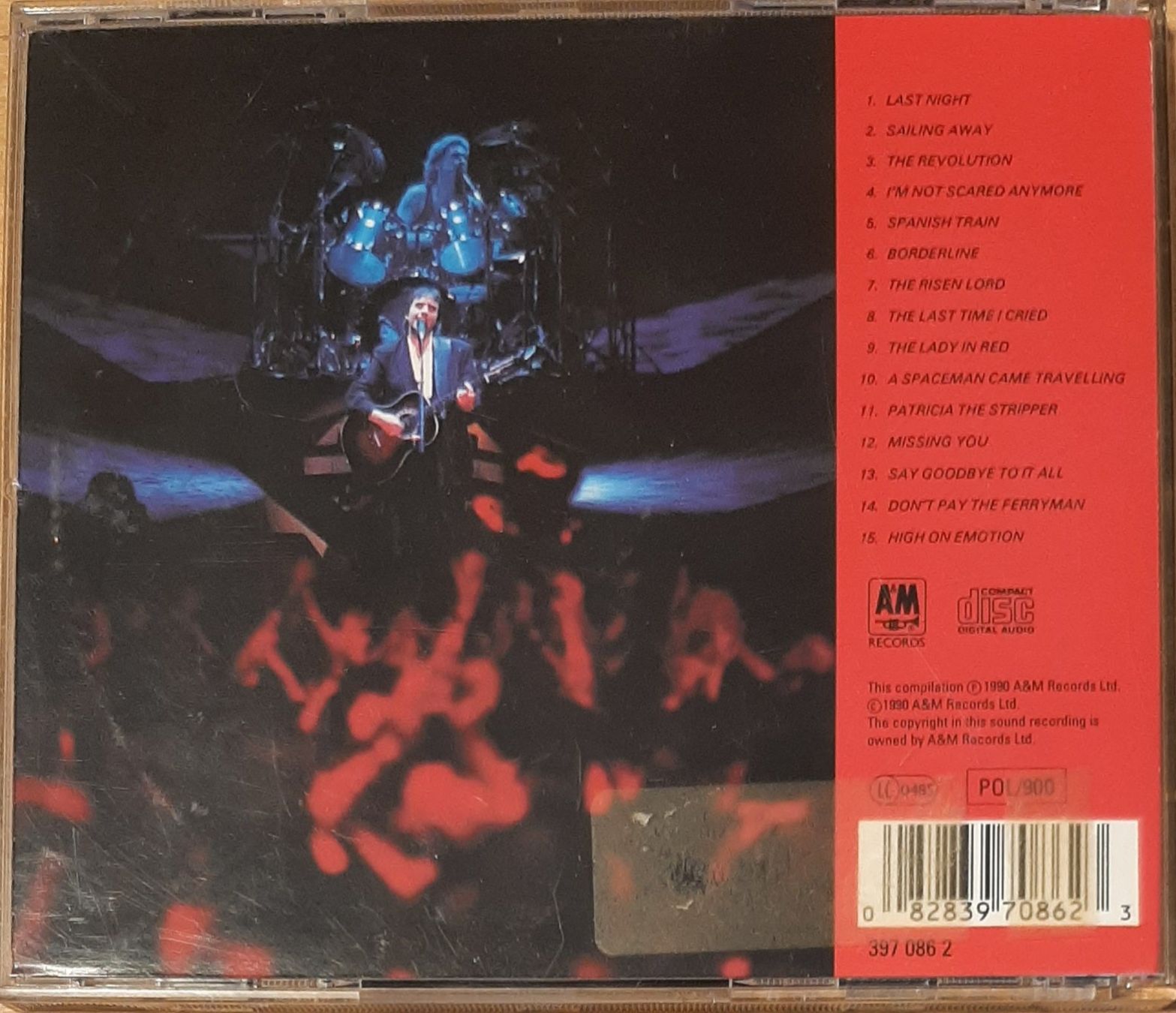 CD: Chris De Burgh - High on Emotion Live, IRL Pop CD 1990 – Usato da Schönenberg TG venduto da Gregolino76 1