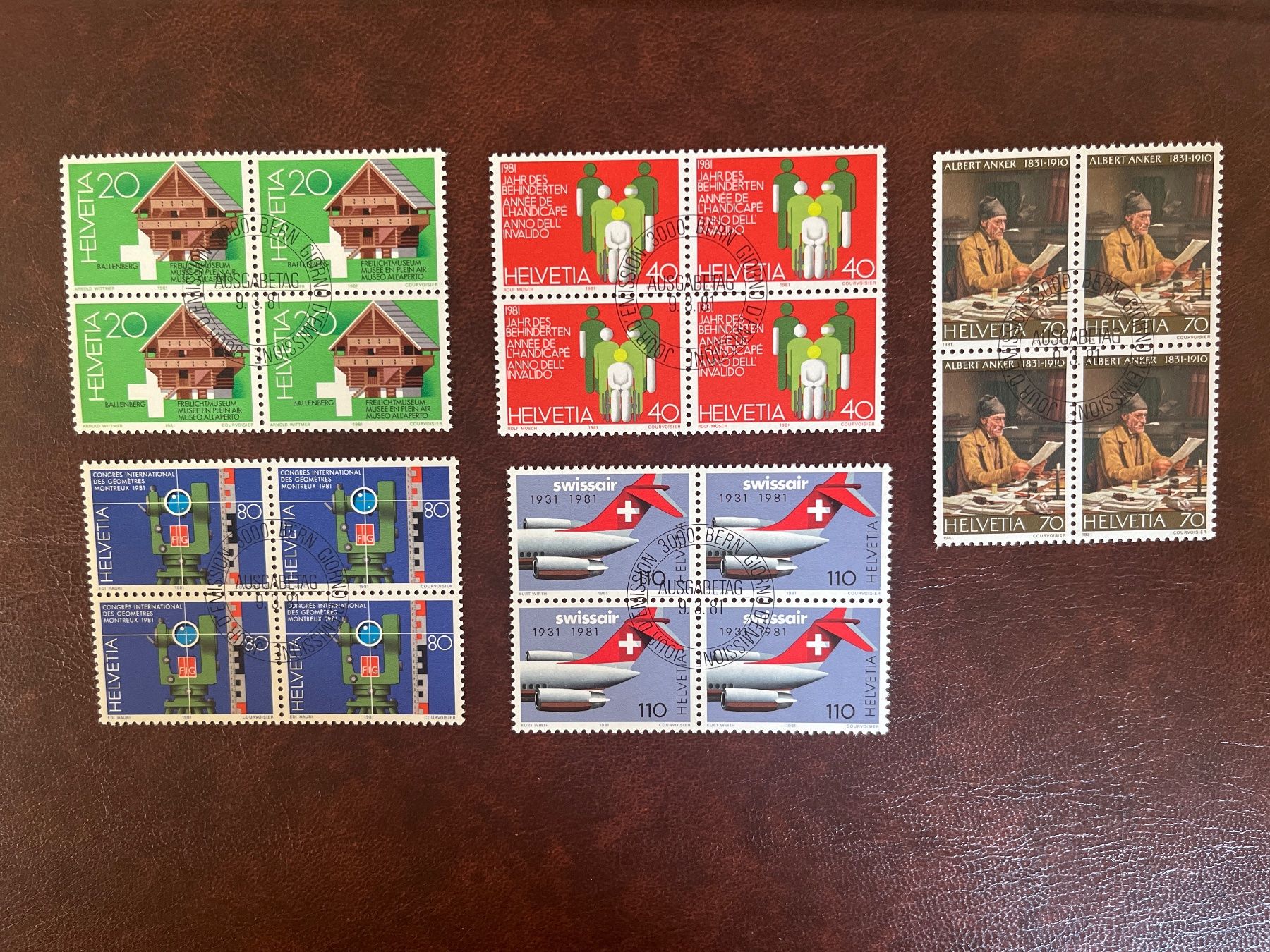 Tutti i francobolli: 1981 Sonderpostmarken I 4erblock ET-Stempel – Nuovo (secondo la descrizione) da Freidorf TG venduto da ern_7s68