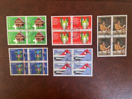 1981 Sonderpostmarken I 4erblock ET-Stempel