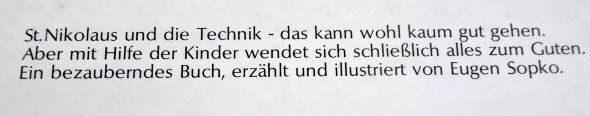 Bücher: Der Nikolaus Niklaus von Eugen Sopko, – Gebraucht aus Wetzikon ZH von strubeli024 2