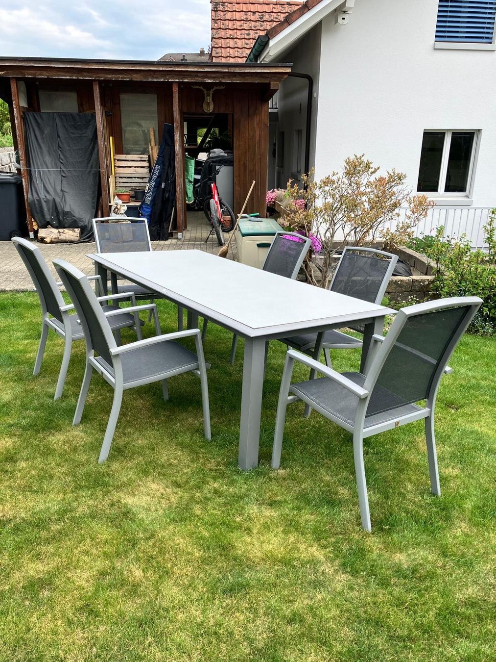 Set di tavolo e panche: Gartentisch – Usato da Matzendorf venduto da fanki.s 2