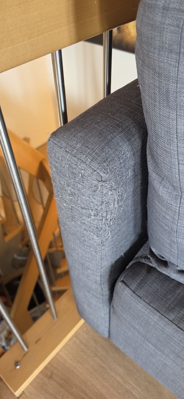 Sofas: Graues Ecksofa mit Schlaffunktion Ikea – D'occasion à Nänikon par Dome_2409 3