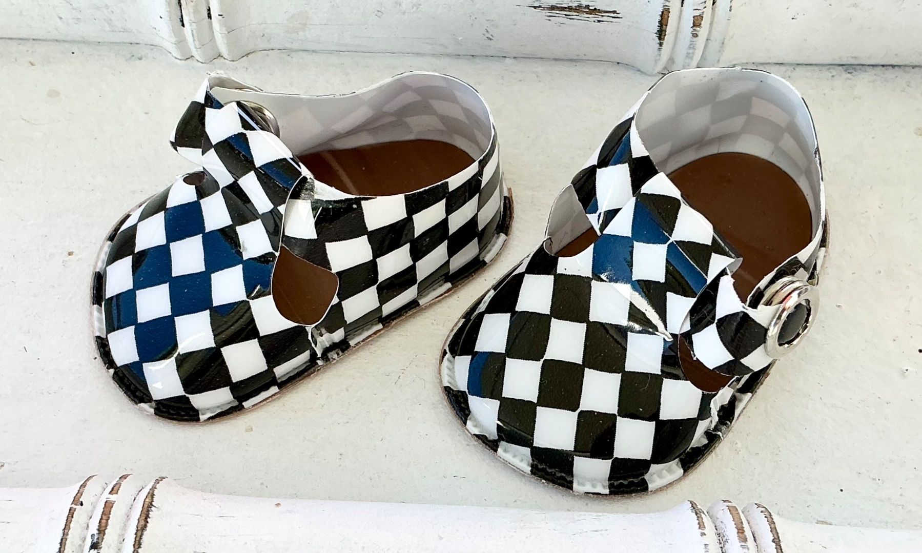 Bambole: NIEDLICHE UNBESPIELTE PUPPENSCHUHE – Usato da Zell LU venduto da Silvermemory 4