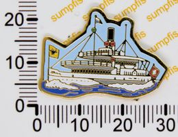Pin Schiff Schwyz auf dem Vierwaldstädtersee