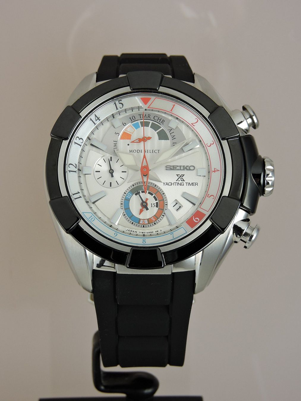 Seiko Orologi: SEIKO Prospex Yachting Timer SBBT035 - 47mm B&P – Usato da Bern venduto da Vintage-Oyster