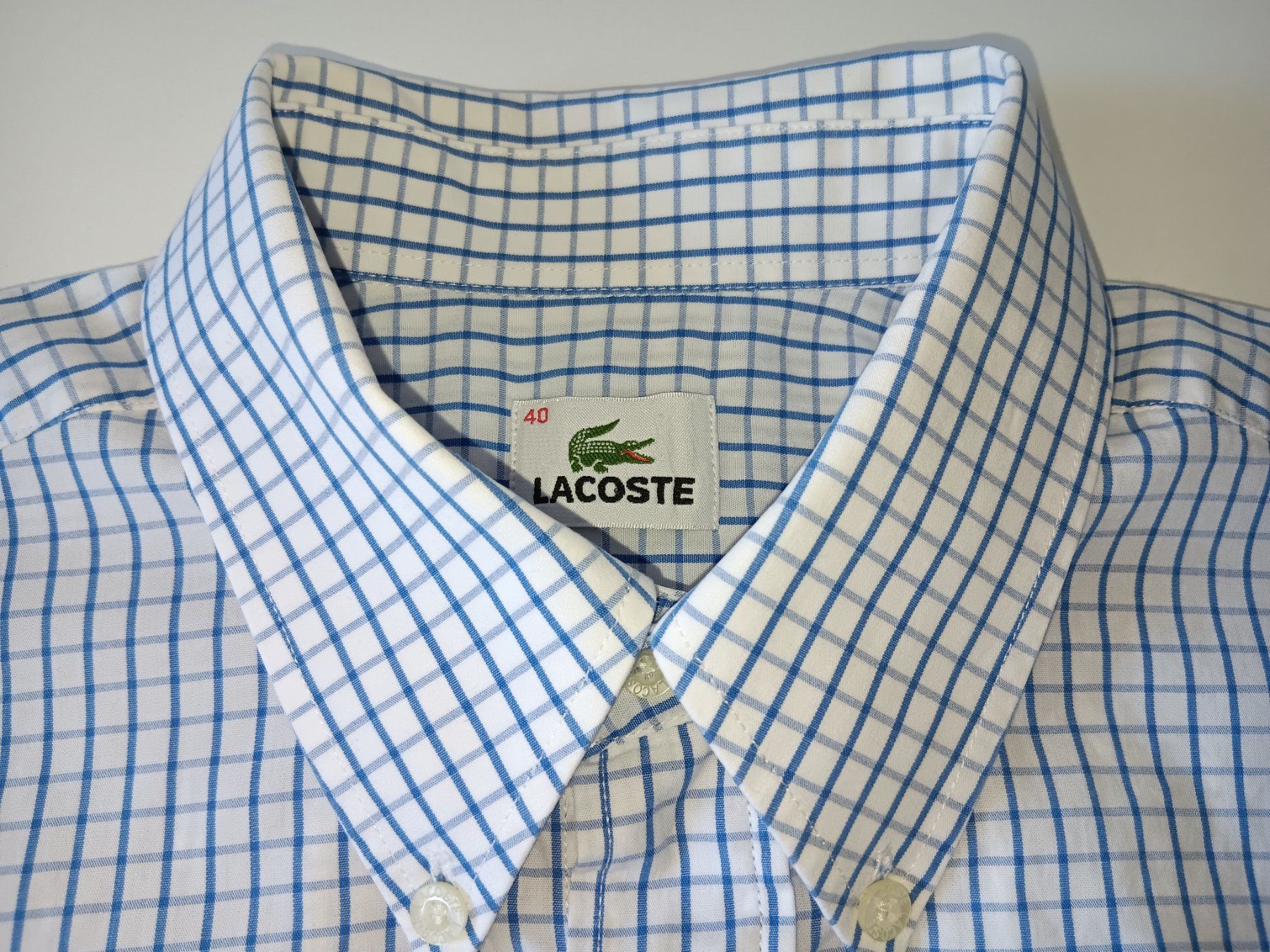 Lacoste Camicie: LACOSTE Chemise manches courtes taille 40 – Usato da Cossonay-Ville venduto da Les_1001_perles 7