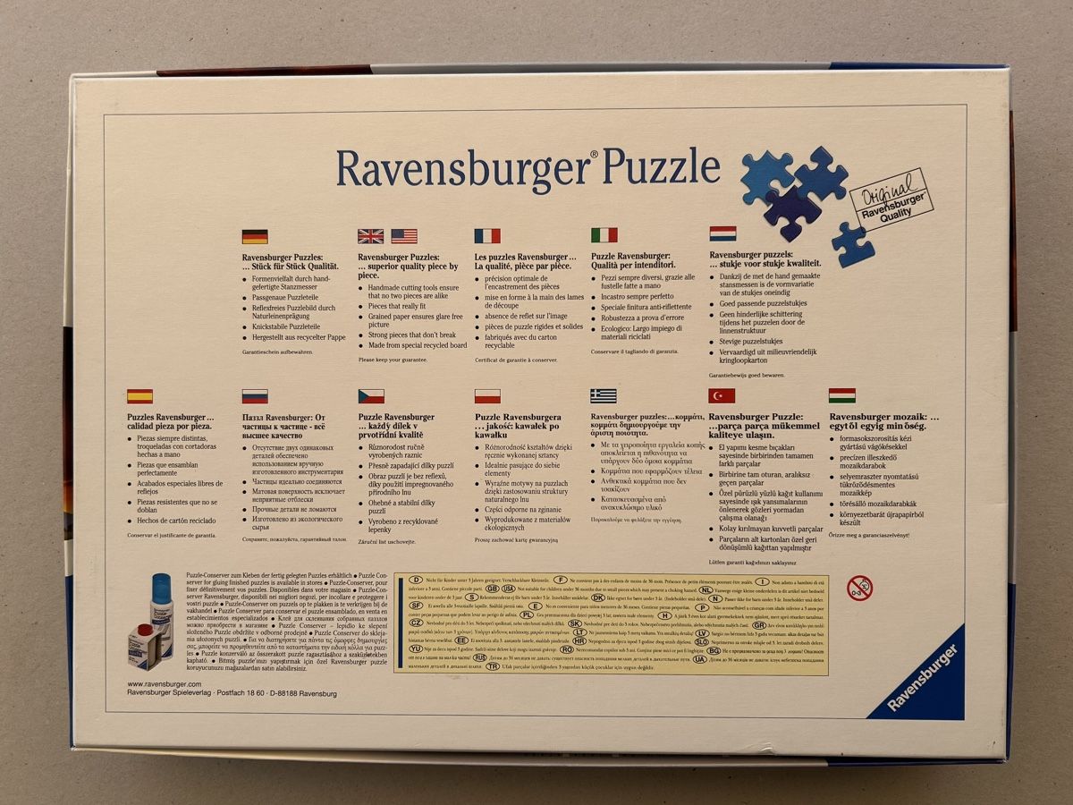 Ravensburger Puzzle: Ravensburger, 1500 Teile, Herr der Steppe, vollständig – Usato da Bühler venduto da Schluempfli01 1