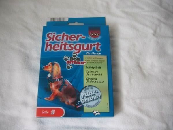 Trixie Guinzagli & Collari: Sicherheitsgurt Grösse S schwarz – Nuovo e nell'imballaggio originale da Schübelbach venduto da Bemafaja