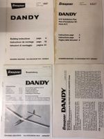 2 x Bauplan und Anleitung Graupner Segelmodell Dandy