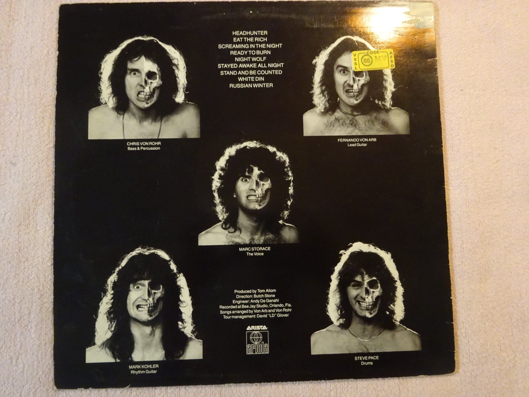 Dischi in vinile: KROKUS ** HEADHUNTER – Usato da Luzern venduto da xrayspex99 2