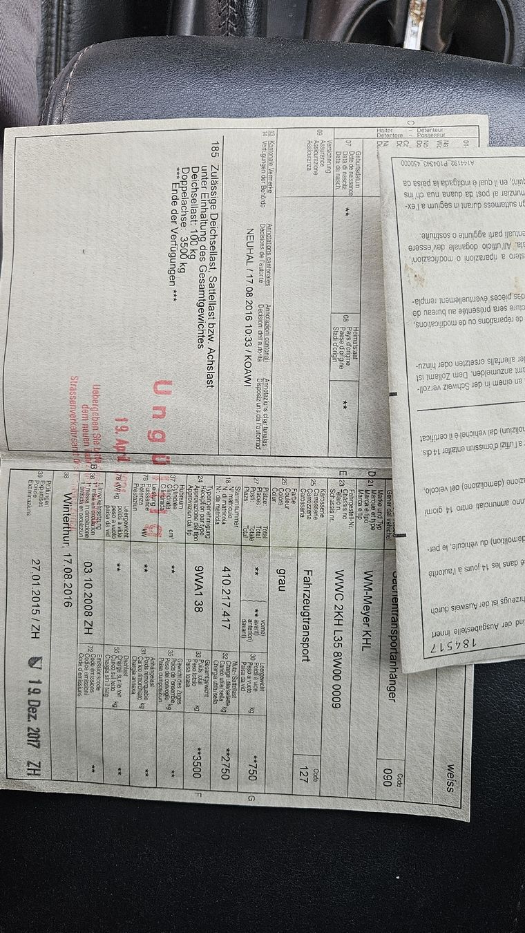 Remorques: Autotransportanhänger – D'occasion à Rafz par Rgoldwing 6