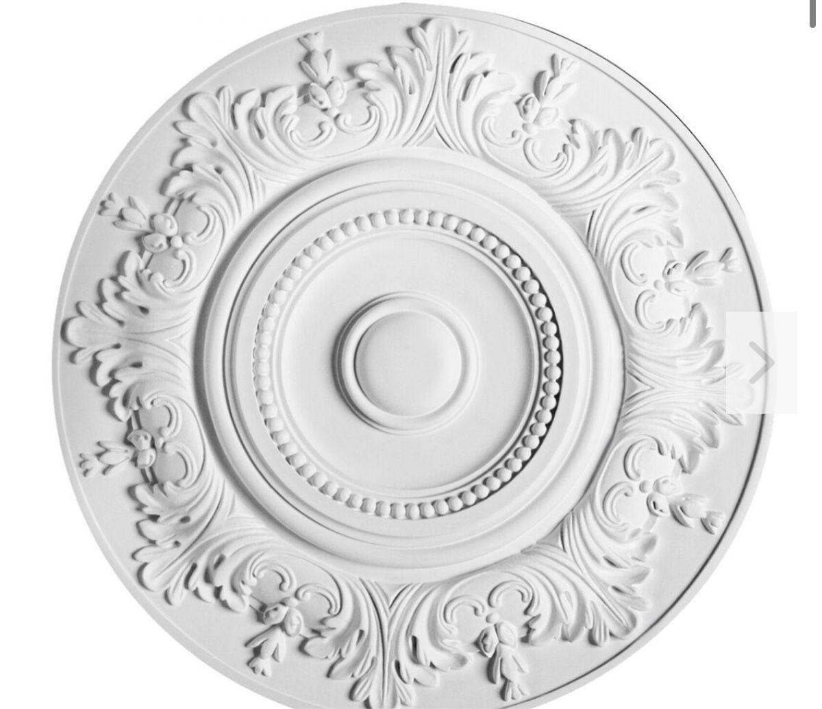 Alle Dekorationen: Stuckrosette, Deckenrosette, Ø ca 80cm, Weiss, Neuwertig! – Gebraucht aus Zürich von nat_mg87