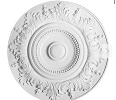 Stuckrosette, Deckenrosette, Ø ca 80cm, Weiss, Neuwertig!