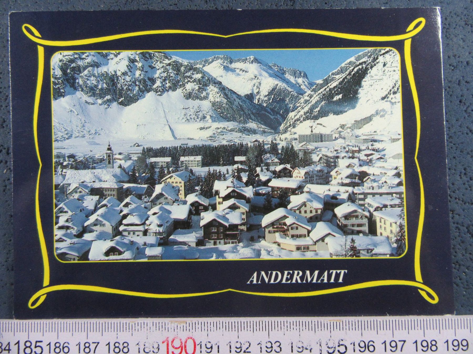 Cartoline postali: ANDERMATT URI AK SCHNEE – Usato da Ettingen venduto da Hausi4711