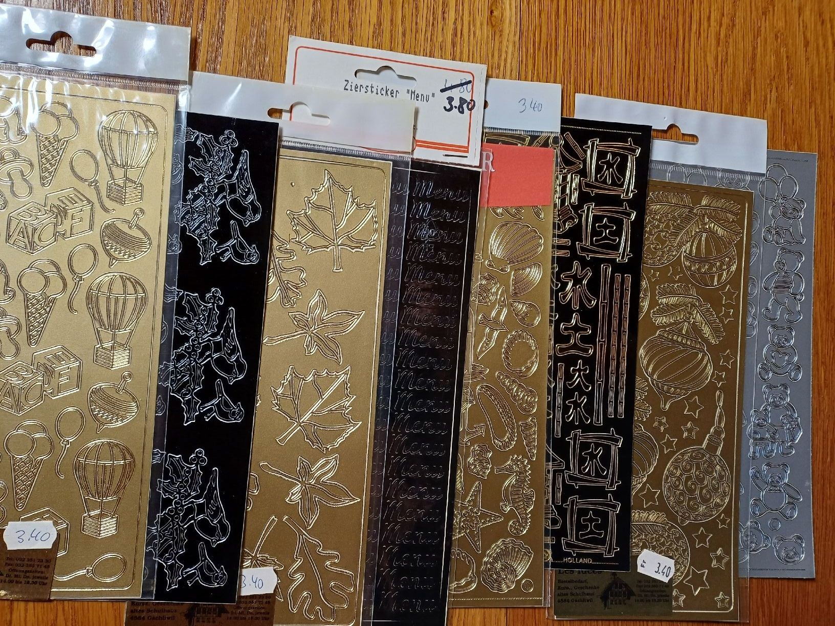 Aufkleber: 8 Bögen Klebesticks – Neu (gemäss Beschreibung) aus Gächliwil von lesidees 5