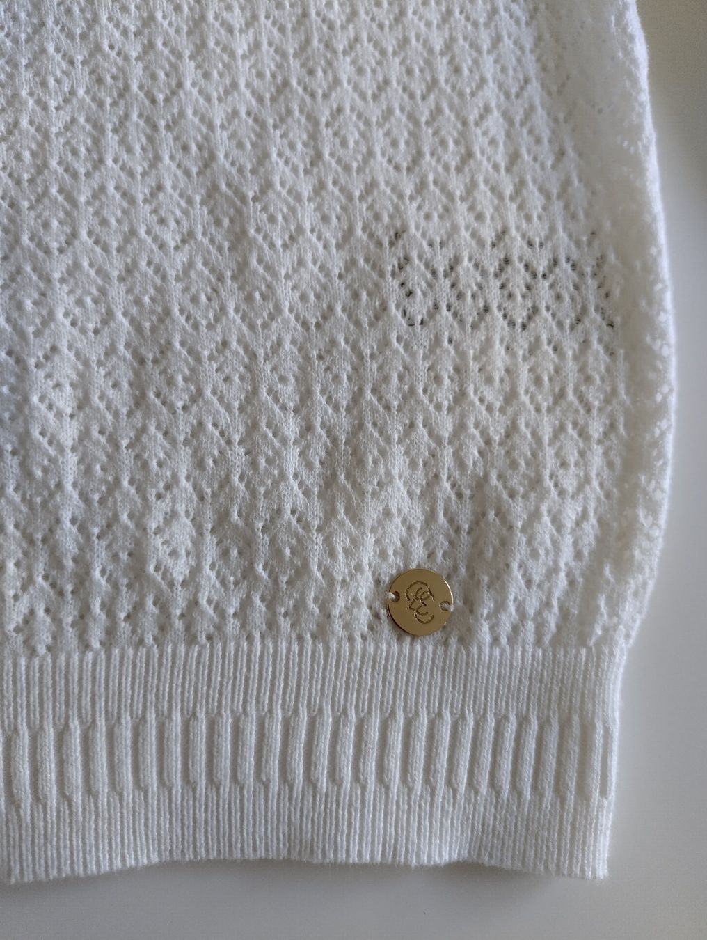 Maglioni & Felpe: La Petite Étoile Strickpullover Kurzarm Weiss36/38 NEUWERTIG – Nuovo (secondo la descrizione) da Baar venduto da Minerva2 5