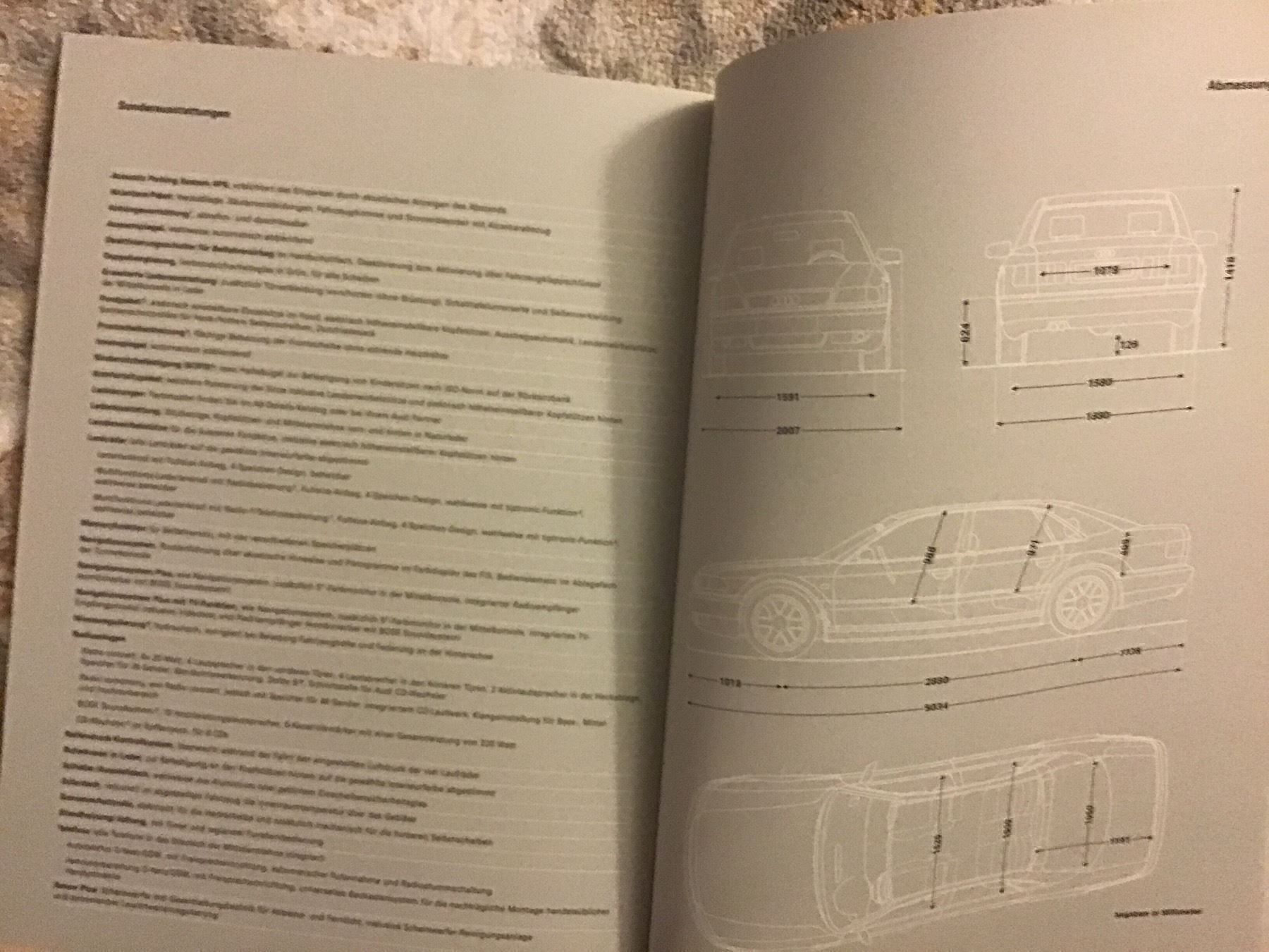 Audi Documenti: Audi S8 Verkaufsprospekt, top, Juni 2000 – Usato da Scherzingen venduto da Starseller62 6