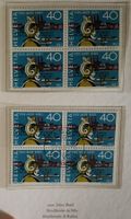 1957 Geschenkheft, Gedenkmarken ET 4-Block Kt. 86.-