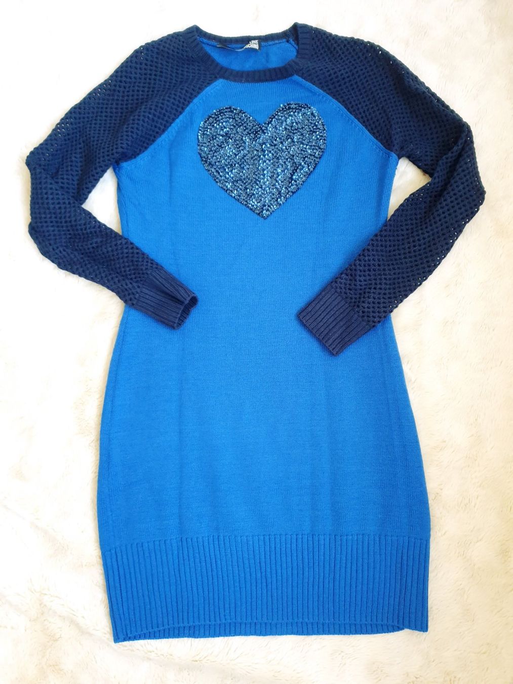 Moschino Kleider: MOSCHINO KLEID STRICKKLEID 40 L CASHMERE PULLOVER KASCHMIR – Neu (gemäss Beschreibung) aus Elsau von the-colorful-side 2