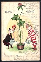 Hans Starcke: Mädchen und Clown giessen